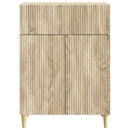 vidaXL Széf fiókkal Sonoma Tölgy 66 x 34,5 x 90 cm Szerelt Fa