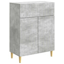 vidaXL Széf fiókkal Betonszürke 66 x 34,5 x 90 cm Szerelt Fa