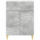vidaXL Széf fiókkal Betonszürke 66 x 34,5 x 90 cm Szerelt Fa