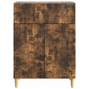 vidaXL Széf fiókkal Füstös Tölgy 66 x 34,5 x 90 cm Szerelt Fa