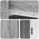 vidaXL Széf fiókkal Szürke Sonoma 66 x 34,5 x 90 cm Szerelt Fa