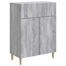 vidaXL Széf fiókkal Szürke Sonoma 66 x 34,5 x 90 cm Szerelt Fa