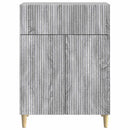 vidaXL Széf fiókkal Szürke Sonoma 66 x 34,5 x 90 cm Szerelt Fa