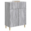 vidaXL Széf fiókkal Szürke Sonoma 66 x 34,5 x 90 cm Szerelt Fa