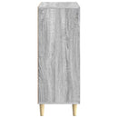 vidaXL Széf fiókkal Szürke Sonoma 66 x 34,5 x 90 cm Szerelt Fa