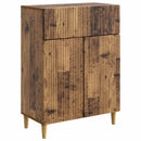 vidaXL Széf fiókkal Antik Fa 66 x 34,5 x 90 cm Szerelt Fa