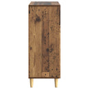 vidaXL Széf fiókkal Antik Fa 66 x 34,5 x 90 cm Szerelt Fa