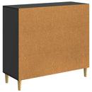 vidaXL Széf Fekete 89 x 34,5 x 80 cm Szerelt Fa