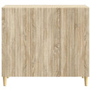 vidaXL Széf Sonoma Tölgy 89 x 34,5 x 80 cm Szerelt Fa