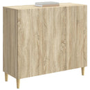 vidaXL Széf Sonoma Tölgy 89 x 34,5 x 80 cm Szerelt Fa