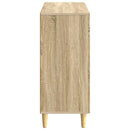 vidaXL Széf Sonoma Tölgy 89 x 34,5 x 80 cm Szerelt Fa