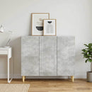 vidaXL Széf Betonszürke 89 x 34,5 x 80 cm Szerelt Fa