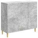 vidaXL Széf Betonszürke 89 x 34,5 x 80 cm Szerelt Fa