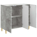 vidaXL Széf Betonszürke 89 x 34,5 x 80 cm Szerelt Fa