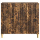 vidaXL Széf Füstös Tölgy 89 x 34,5 x 80 cm Szerelt Fa