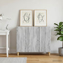 vidaXL Széf Szürke Sonoma 89 x 34,5 x 80 cm Szerelt Fa