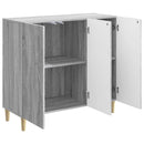 vidaXL Széf Szürke Sonoma 89 x 34,5 x 80 cm Szerelt Fa