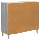 vidaXL Széf Szürke Sonoma 89 x 34,5 x 80 cm Szerelt Fa