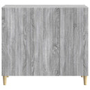 vidaXL Széf Szürke Sonoma 89 x 34,5 x 80 cm Szerelt Fa