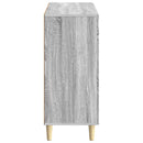 vidaXL Széf Szürke Sonoma 89 x 34,5 x 80 cm Szerelt Fa