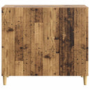vidaXL Széf Antik Fa 89 x 34,5 x 80 cm Szerelt Fa