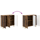 vidaXL Széf Antik Fa 89 x 34,5 x 80 cm Szerelt Fa