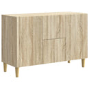 vidaXL Széf fiókkal Sonoma Tölgy 89 x 34,5 x 60 cm Szerelt Fa