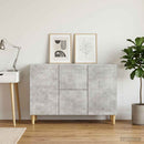 vidaXL Széf fiókkal Betonszürke 89 x 34,5 x 60 cm Szerelt Fa