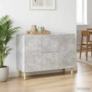 vidaXL Széf fiókkal Betonszürke 89 x 34,5 x 60 cm Szerelt Fa