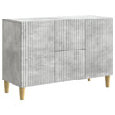 vidaXL Széf fiókkal Betonszürke 89 x 34,5 x 60 cm Szerelt Fa