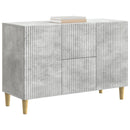 vidaXL Széf fiókkal Betonszürke 89 x 34,5 x 60 cm Szerelt Fa