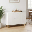 vidaXL Széf fiókkal Magasfényű Fehér 89 x 34,5 x 60 cm Szerelt Fa