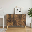 vidaXL Széf fiókkal Füstös Tölgy 89 x 34,5 x 60 cm Szerelt Fa