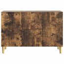 vidaXL Széf fiókkal Füstös Tölgy 89 x 34,5 x 60 cm Szerelt Fa