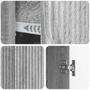 vidaXL Széf fiókkal Szürke Sonoma 89 x 34,5 x 60 cm Szerelt Fa