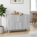 vidaXL Széf fiókkal Szürke Sonoma 89 x 34,5 x 60 cm Szerelt Fa