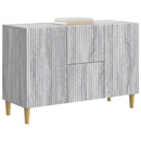 vidaXL Széf fiókkal Szürke Sonoma 89 x 34,5 x 60 cm Szerelt Fa