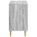 vidaXL Széf fiókkal Szürke Sonoma 89 x 34,5 x 60 cm Szerelt Fa