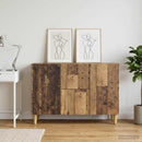 vidaXL Széf fiókkal Antik Fa 89 x 34,5 x 60 cm Szerelt Fa