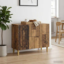 vidaXL Széf fiókkal Antik Fa 89 x 34,5 x 60 cm Szerelt Fa