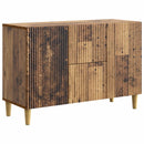 vidaXL Széf fiókkal Antik Fa 89 x 34,5 x 60 cm Szerelt Fa