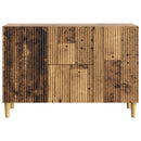 vidaXL Széf fiókkal Antik Fa 89 x 34,5 x 60 cm Szerelt Fa