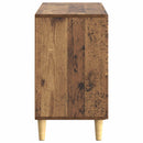 vidaXL Széf fiókkal Antik Fa 89 x 34,5 x 60 cm Szerelt Fa