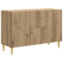 vidaXL Széf Kézműves Tölgy 89 x 34,5 x 60 cm Szerelt Fa