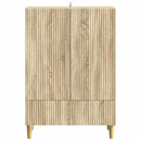 vidaXL Széf fiókkal Sonoma Tölgy 66 x 34,5 x 95 cm Szerelt Fa
