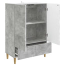 vidaXL Széf fiókkal Betonszürke 66 x 34,5 x 95 cm Szerelt Fa