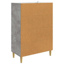 vidaXL Széf fiókkal Betonszürke 66 x 34,5 x 95 cm Szerelt Fa