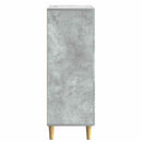vidaXL Széf fiókkal Betonszürke 66 x 34,5 x 95 cm Szerelt Fa
