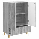 vidaXL Széf fiókkal Szürke Sonoma 66 x 34,5 x 95 cm Szerelt Fa
