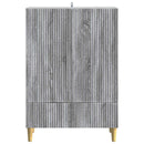 vidaXL Széf fiókkal Szürke Sonoma 66 x 34,5 x 95 cm Szerelt Fa